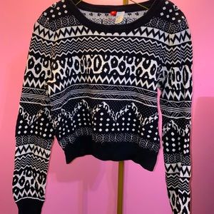 2 H&M sweaters with unique patterns